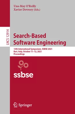 Abbildung von O'Reilly / Devroey | Search-Based Software Engineering | 1. Auflage | 2021 | beck-shop.de