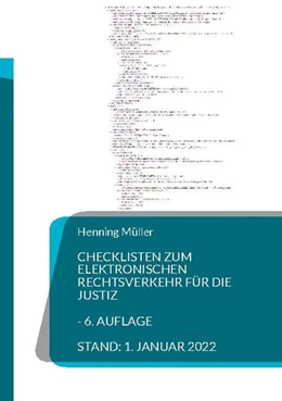 Abbildung von Müller, H: Checklisten zum elektronischen Rechtsverkehr für | 1. Auflage | | beck-shop.de