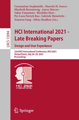 Abbildung von Stephanidis / Soares | HCI International 2021 - Late Breaking Papers: Design and User Experience | 1. Auflage | 2021 | beck-shop.de