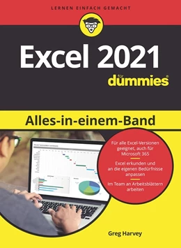 Abbildung von McFedries / Harvey | Excel 2021 Alles-in-einem-Band für Dummies | 1. Auflage | 2022 | beck-shop.de