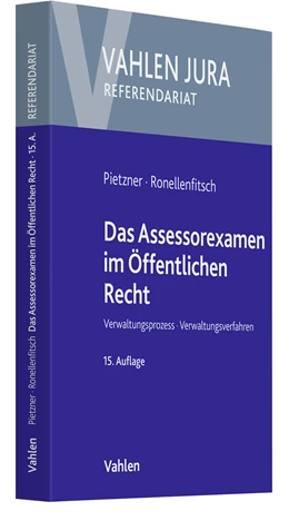 Abbildung von Pietzner / Ronellenfitsch | Das Assessorexamen im Öffentlichen Recht | 15. Auflage | 2026 | beck-shop.de