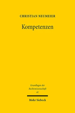 Abbildung von Neumeier | Kompetenzen | 1. Auflage | 2022 | 41 | beck-shop.de