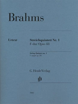 Abbildung von Kirsch | Brahms, Johannes - Streichquintett Nr. 1 F-dur op. 88 | 1. Auflage | 2021 | beck-shop.de