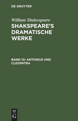 Abbildung von Shakespeare | Antonius und Cleopatra | 1. Auflage | 1966 | beck-shop.de