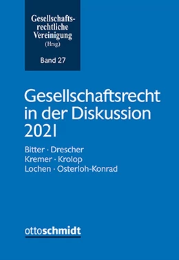 Abbildung von Gesellschaftsrecht in der Diskussion 2021 | 1. Auflage | 2022 | beck-shop.de
