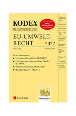 Abbildung von Doralt | KODEX EU-Umweltrecht 2022 - inkl. App | 18. Auflage | 2021 | beck-shop.de