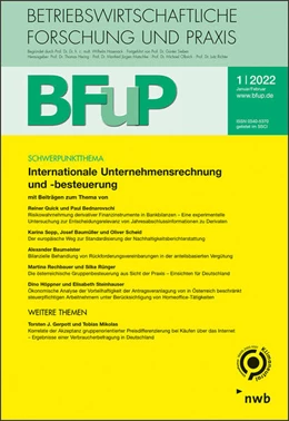Abbildung von Internationale Unternehmensrechnung und -besteuerung | 1. Auflage | 2022 | beck-shop.de