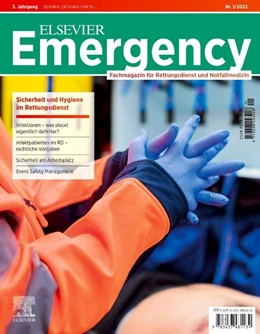 Abbildung von Gollwitzer / Grusnick | Elsevier Emergency. Sicherheit und Hygiene im Rettungsdienst. 1/2022 | 1. Auflage | 2022 | beck-shop.de