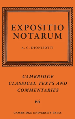 Abbildung von Dionisotti | Expositio Notarum | 1. Auflage | 2022 | 64 | beck-shop.de