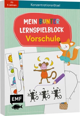 Abbildung von Mein bunter Lernspielblock - Vorschule: Konzentrationsrätsel | 1. Auflage | 2022 | beck-shop.de