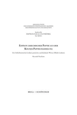 Abbildung von Edition griechischer Papyri aus der Kölner Papyrussammlung | 1. Auflage | 2022 | beck-shop.de