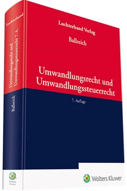 Abbildung von Ballreich | Umwandlungsrecht und Umwandlungssteuerrecht | 7. Auflage | 2026 | beck-shop.de