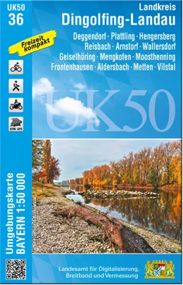 Abbildung von Landkreis Dingolfing-Landau 1:50 000 (UK50-36) | 1. Auflage | 2022 | beck-shop.de