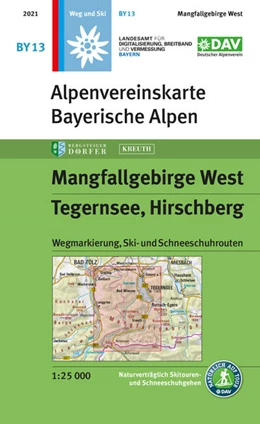Abbildung von Mangfallgebirge West, Tegernsee, Hirschberg 1:25.000 | 3. Auflage | 2022 | beck-shop.de