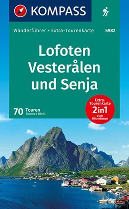 Abbildung von Diehl | KOMPASS Wanderführer Lofoten, Vesterålen und Senja, 70 Touren mit Extra-Tourenkarte | 1. Auflage | 2022 | beck-shop.de