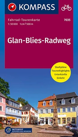 Abbildung von KOMPASS-Karten GmbH | KOMPASS Fahrrad-Tourenkarte Glan-Blies-Radweg 1:50.000 | 1. Auflage | 2022 | beck-shop.de