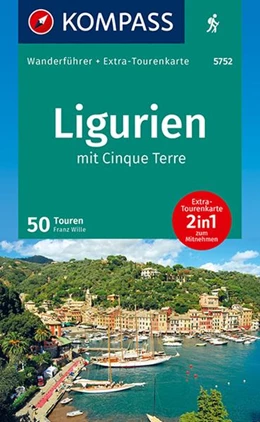 Abbildung von Wille | KOMPASS Wanderführer Ligurien mit Cinque Terre, 50 Touren mit Extra-Tourenkarte | 1. Auflage | 2022 | beck-shop.de