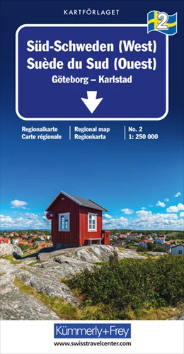 Abbildung von Hallwag Kümmerly+Frey AG | Süd-Schweden (West) Nr. 02 Regionalkarte Schweden 1:250 000 | 1. Auflage | 2022 | beck-shop.de