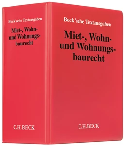 Abbildung von Miet-, Wohn- und Wohnungsbaurecht Ordner 86 mm • 1 Ersatzordner (leer) | 1. Auflage | 2022 | beck-shop.de