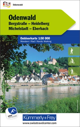 Abbildung von Hallwag Kümmerly+Frey AG | Odenwald Bergstrasse, Heidelberg, Michelstadt, Eberbach Nr. 35 Outdoorkarte Deutschland 1:50 000 | 2. Auflage | 2022 | beck-shop.de