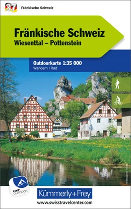 Abbildung von Hallwag Kümmerly+Frey AG | Fränkische Schweiz Wiesenttal, Pottenstein Nr. 37 Outdoorkarte Deutschland 1:35 000 | 4. Auflage | 2022 | beck-shop.de