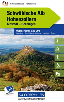 Abbildung von Hallwag Kümmerly+Frey AG | Schwäbische Alb - Hohenzollern Nr. 41 Outdoorkarte Deutschland 1:35 000 | 2. Auflage | 2022 | beck-shop.de