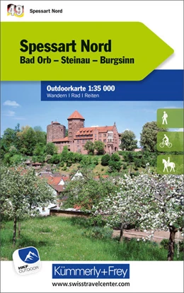 Abbildung von Hallwag Kümmerly+Frey AG | Spessart Nord Bad Orb, Steinau, Burgsinn Nr. 49 Outdoorkarte Deutschland 1:35 000 | 2. Auflage | 2022 | beck-shop.de