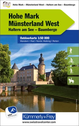 Abbildung von Hallwag Kümmerly+Frey AG | Hohe Mark - Münsterland West Haltern am See, Baumberge, Nr. 60 Outdoorkarte Deutschland 1:50 000 | 2. Auflage | 2022 | beck-shop.de