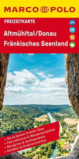 Abbildung von MARCO POLO Freizeitkarte 36 Altmühltal, Donau, Fränkisches Seenland 1:110.000 | 3. Auflage | 2022 | beck-shop.de