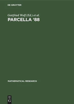 Abbildung von Wolf / Schendel | Parcella '88 | 1. Auflage | 1989 | beck-shop.de
