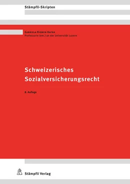 Abbildung von Riemer-Kafka | Schweizerisches Sozialversicherungsrecht | 8. Auflage | 2022 | beck-shop.de