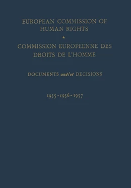 Abbildung von European Commission of Human Rights / Commission Europeenne des Droits de l'Homme | 1. Auflage | 2014 | beck-shop.de