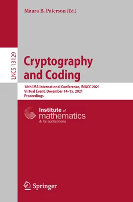 Abbildung von Paterson | Cryptography and Coding | 1. Auflage | 2021 | beck-shop.de