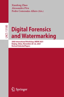 Abbildung von Zhao / Piva | Digital Forensics and Watermarking | 1. Auflage | 2022 | beck-shop.de
