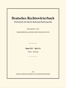 Abbildung von Heidelberger Akademie der Wissenschaften | Deutsches Rechtswörterbuch | 1. Auflage | 2022 | beck-shop.de