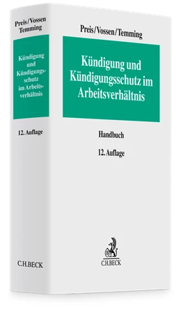 Abbildung von Preis / Vossen | Kündigung und Kündigungsschutz im Arbeitsverhältnis | 12. Auflage | 2025 | beck-shop.de