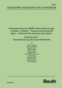 Abbildung von Schlussberichte zum BMBF-Verbundforschungsvorhaben 