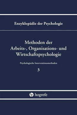 Abbildung von Greif / Hamborg | Methoden der Arbeits-, Organisations- und Wirtschaftspsychologie (B/III/3) | 1. Auflage | 2018 | beck-shop.de
