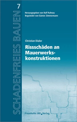 Abbildung von Dialer / Ruhnau | Rissschäden an Mauerwerkskonstruktionen. | 1. Auflage | 2016 | beck-shop.de