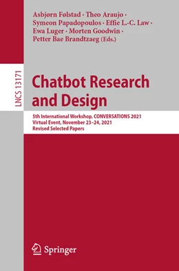 Abbildung von Følstad / Araujo | Chatbot Research and Design | 1. Auflage | 2022 | beck-shop.de