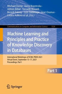 Abbildung von Kamp / Koprinska | Machine Learning and Principles and Practice of Knowledge Discovery in Databases | 1. Auflage | 2022 | beck-shop.de
