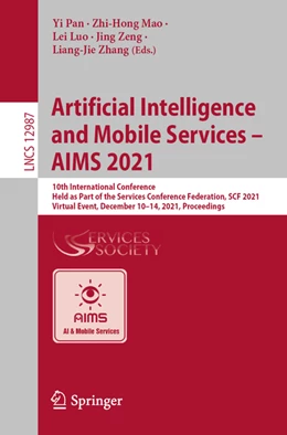 Abbildung von Pan / Mao | Artificial Intelligence and Mobile Services - AIMS 2021 | 1. Auflage | 2022 | beck-shop.de