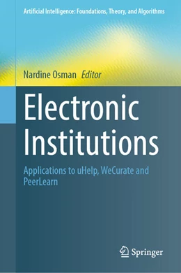 Abbildung von Osman | Electronic Institutions | 1. Auflage | 2024 | beck-shop.de