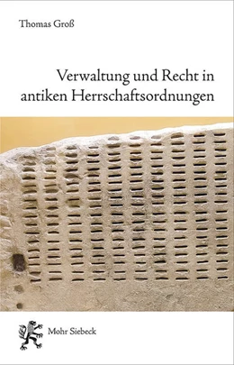 Abbildung von Groß | Verwaltung und Recht in antiken Herrschaftsordnungen | 1. Auflage | 2022 | beck-shop.de