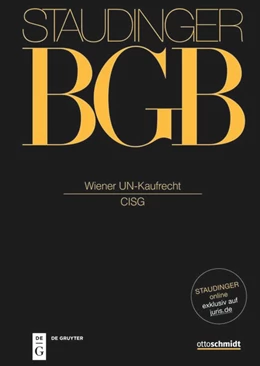 Abbildung von Magnus | J. von Staudingers Kommentar zum Bürgerlichen Gesetzbuch: Staudinger BGB - Buch 2: Recht der Schuldverhältnisse: Wiener UN-Kaufrecht (CISG) | 1. Auflage | 2024 | beck-shop.de