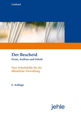 Abbildung von Linhart | Der Bescheid | 6. Auflage | 2022 | beck-shop.de