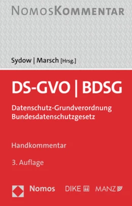 Abbildung von Sydow / Marsch (Hrsg.) | DS-GVO | BDSG | 3. Auflage | 2022 | beck-shop.de