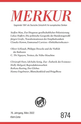 Abbildung von Demand / Knörer | MERKUR Gegründet 1947 als Deutsche Zeitschrift für europäisches Denken - 3/2022 | 1. Auflage | 2022 | beck-shop.de