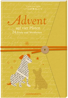 Abbildung von Briefbuch Advent auf vier Pfoten - 24 Zitate und Weisheiten | 1. Auflage | 2022 | beck-shop.de