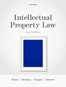 Abbildung von Bently / Sherman | Intellectual Property Law | 6. Auflage | 2022 | beck-shop.de